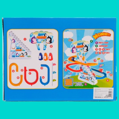 Развивающая игрушка «Пингвинчики на лесенке»-8