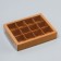 Box for 12 sweets, 19 x 15 x 3.5 cm. Confectionery packaging