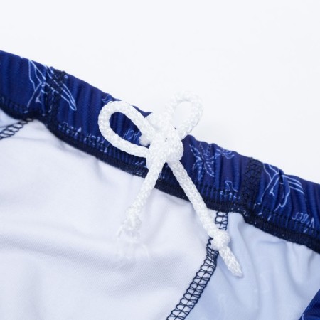 Bathing swimming trunks for a boy, dark blue color, height 104 cm-3