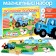 Magnetic game "By fields, by fields!", Blue tractor