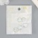 Decor for creativity metal, rhinestones "heart" white 1.6x1.4 cm