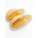Slippers Pumpkin, size 38-39, yellow color