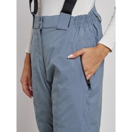 Ski costume is women's winter, size 58, gray color-16