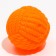Dog toy squeaks "tangle of thread", 8 cm, orange