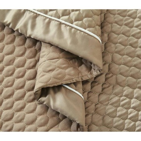A set with a veil "Molly", size 160x220 cm, 50x70 cm, coffee color-4