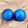 Set of balls plastic D-10 cm, 2 pcs "Kalissa" blue