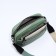 Bag Cross-Bodi with a zipper, green color