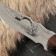 Caucasian knife, tourist "Caspian" with scabbard, steel - 40x13, handle - nut, 13.5 cm