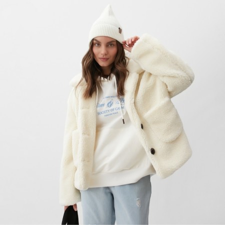 Women's jacket mist size m, milk-3