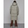 Coat insulated winter female, size 44, green color