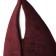 Decorative pillowcase "Tina", size 45x45 cm, burgundy color