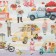Apron Ethel Food Market 70x60 cm, 100% cotton, sarzha 190 g/m2