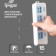 Bilateral self -adhesive tundra holders, D = 15.25 mm, transparent, 16 pcs.