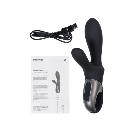 SATISFYER HEATED CLIMAX+vibro -stimulator, black color-10