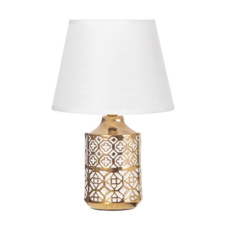 HELP LAM "Maria" 1x40W E14 white/gold 22x22x36cm-8