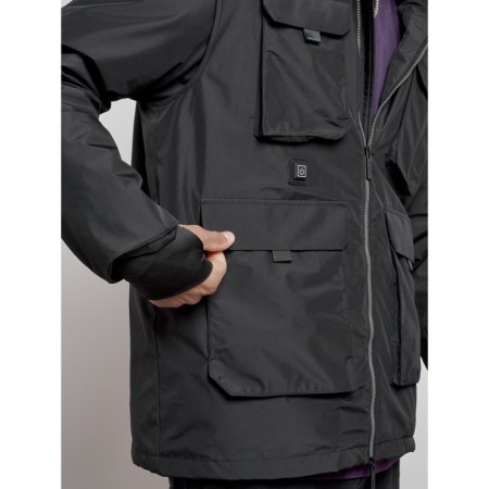 Luy jacket transformer male winter, size 48, black color-4