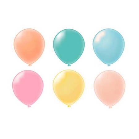 Shar Latex 10 "Macarons Assorted, pastel, set of 100 pcs., Mix