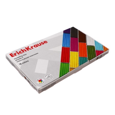 Plasticine 18 colors, 288 g, Erichkrause "Classic", in cardboard packaging-6