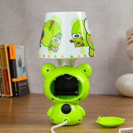 Watch-light "Funny Frog", with an alarm clock, a discrete move-4