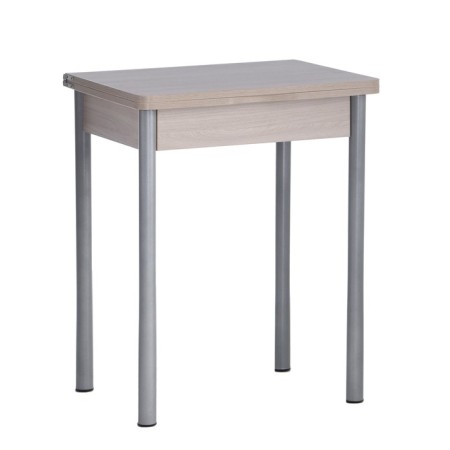 Lomber mini table 500/1000x590x750 Metaliki gray/ash shimo shimo light