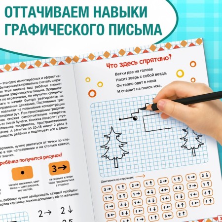 The training book "Graphic dictations. Level 2, 24 p.-2