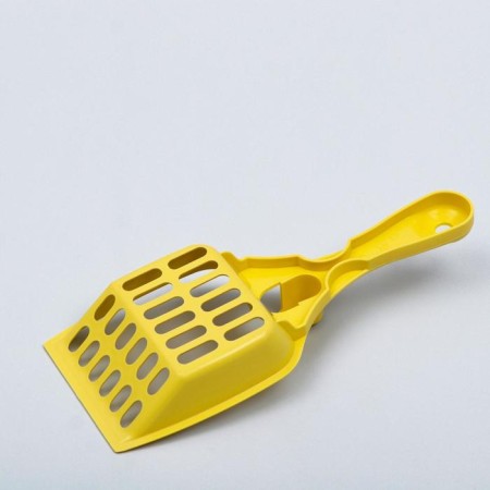 A scoop for a cat toilet 22.5 x 9.5 x 4 cm, light yellow-2