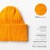 Women's cap Minaku "Bini" color mustard, size 54-56