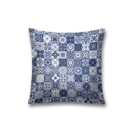 Decorative pillowcase "Winter in patterns", on a zipper, size 45x45 cm