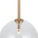 Suspension lamp Maytoni Mod172PL-01BS, 1xG4, 20W, 20x20x381.3 cm, brass color