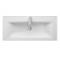 Marble shell Aquaton Iris, 100 cm, white color