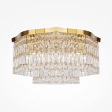 Светильник потолочный Maytoni DIA005CL-06G, 6хE14, 60Вт, 45х45х25 см, цвет золото