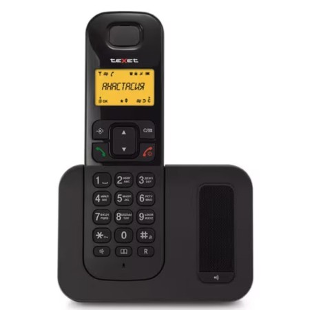 Texet TX-D6605A DecT phone, base and tube kit, polyphony, black