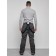 Semi-combinezone ski insulated male winter, size 54, dark gray color