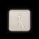 Reflective thermonacle “pedestrian crossing”, 6.2 × 6.2 cm, color gray color
