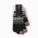 Female gloves on the claim Minaku 22 cm black