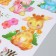 Plastic sticker multi -layer "Cute animals" 50x35 cm