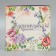 Gift folding box, packaging, "flowers", 14 x 14 x 8 cm