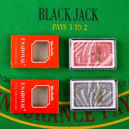 Plastic Plastic Cards "USAROYAL", 54 pcs, 25 μm, 8.7 x 5.7 cm, mix-1