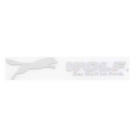Skyway Metaloplastic Skyway "Wolf", sticker, gray, 150*20 mm
