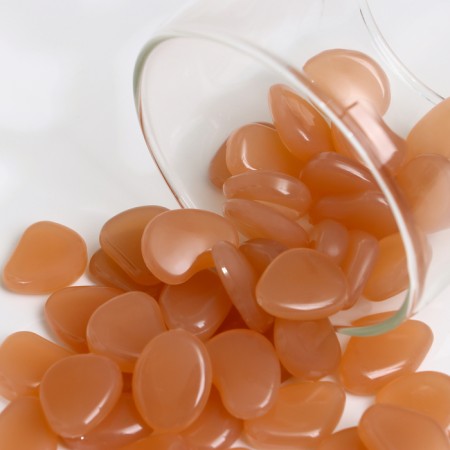 Lighting decor "Galka" Beige, 100g / fraction 2-3cm-1