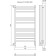 Terminus electrician “Vatican” P12, 500x1000mm, Sensor Quick Touch, Chrome