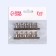 Clamps for nail extension, 2.2 cm, 10 pcs, silver color