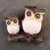 Suspended decor "Two eagle owls" 19x5x20cm