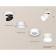 AMBRELLA LIGHT, TECHNO, XM8101024, color white sand, white sand color