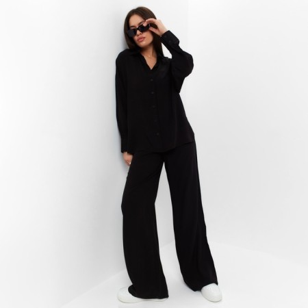 Women's costume (shirt and trousers) Mist p. 42, black-6
