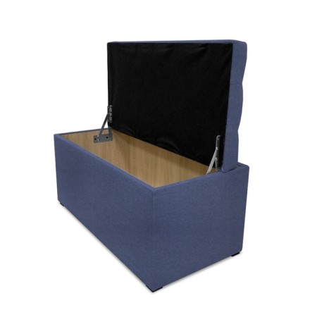 Puff with a lid and weighting, 800 × 400 × 420 mm, Bahama plus matting, Iris color-2
