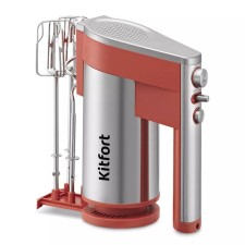 Mixer KitFort KT-3426, manual, 300 watts, 5 speeds, orange