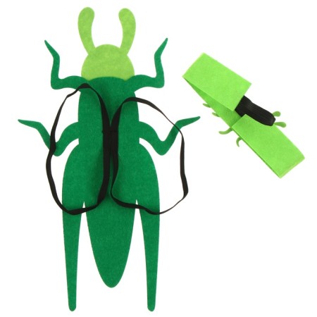 Carnival set "Funny insects": a bandage and a grasshopper of felt, 3-7 years old-10