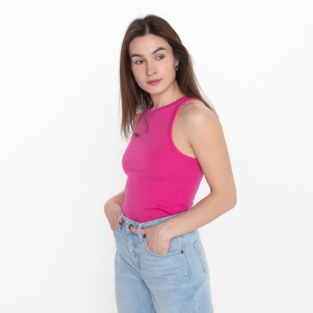 T -shirt female, pink color, size m (44)-2