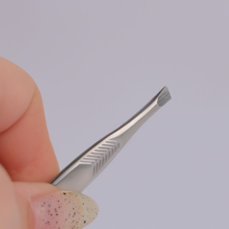 Pinzet beast, narrow, 9 cm, silver color-1